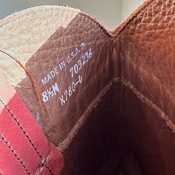 Dexter Vintage Cowboy High Heel Boots - Picture 5 of 8